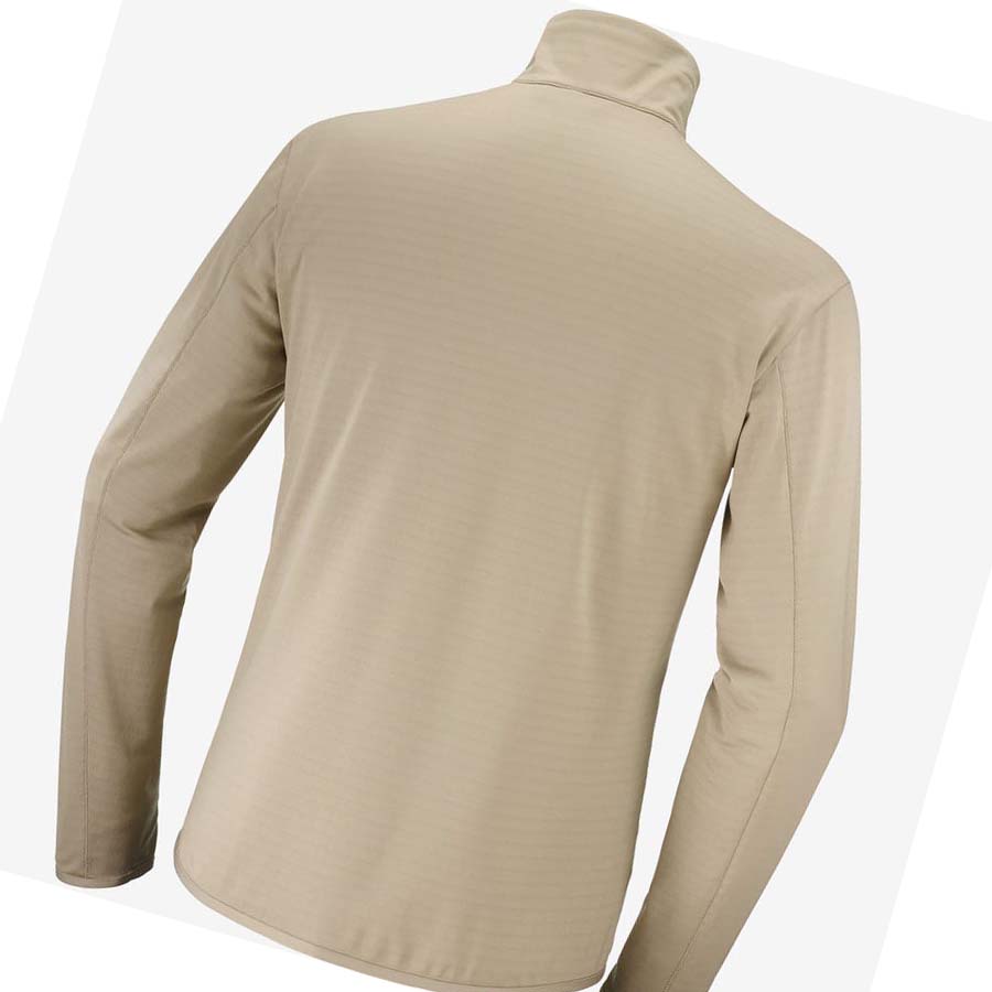 Sudadera Con Capucha Salomon ESSENTIAL LIGHTWARM Hombre Beige | MX 3203AHK